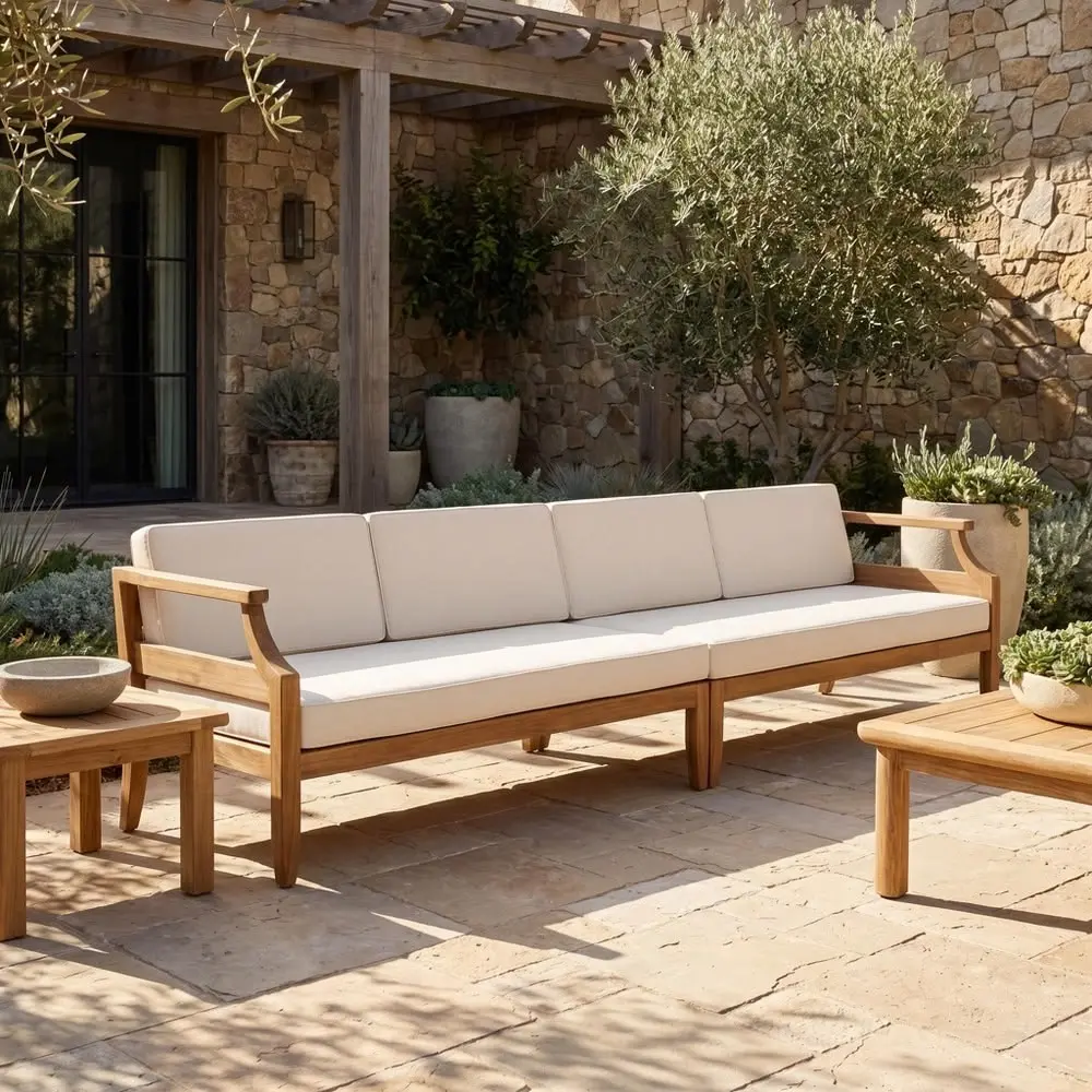 Premium Teak Modular Outdoor Sofa Sets